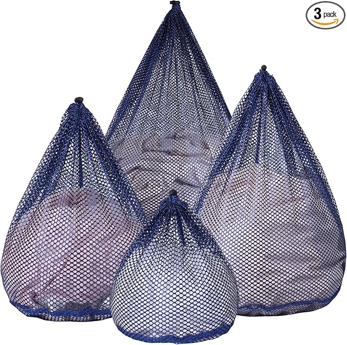 4Pcs Mesh Laundry Bags Washing Machine Mesh Wash Bags