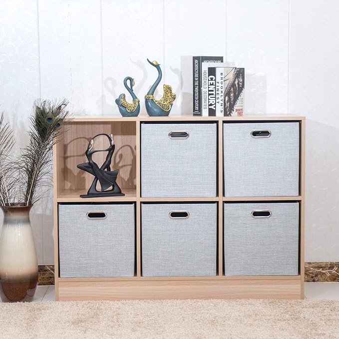 11 Inch Cube Storage Bins for Organization, Fabric Storage Cubes Closet Storage