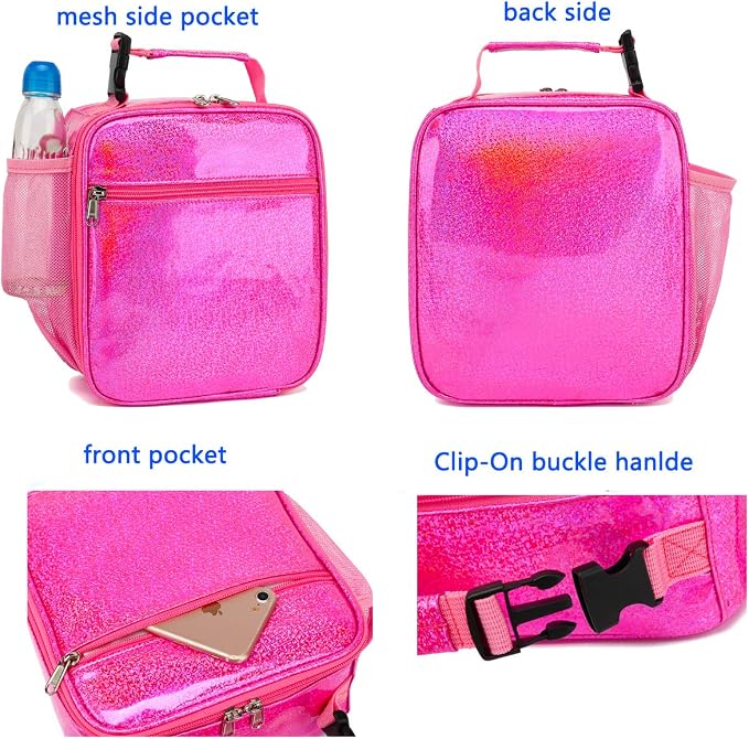 FlowFly Kids Lunch box Insulated Soft Bag Mini Cooler Back to School Thermal