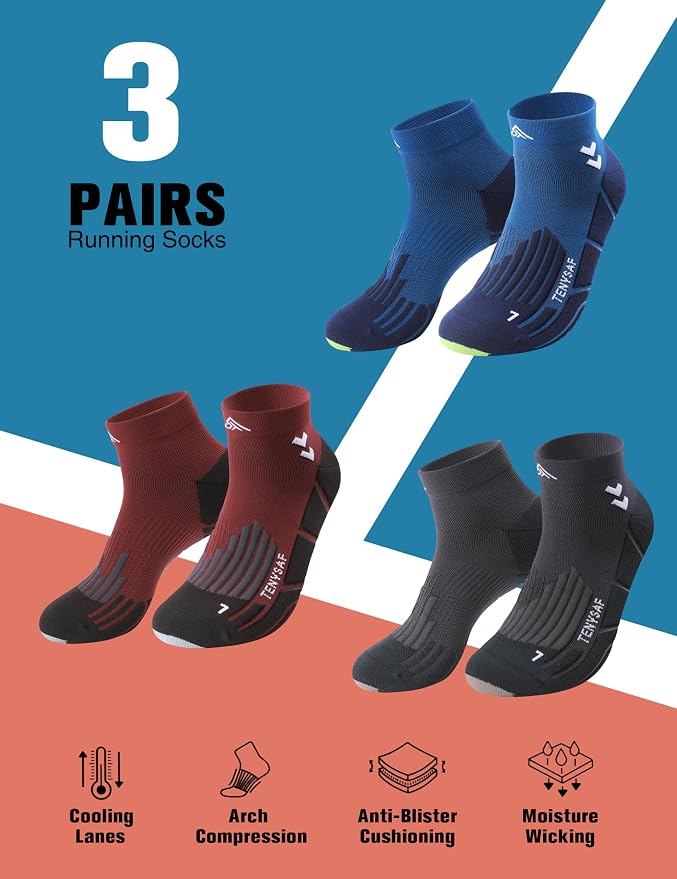 Compression Sport Running Socks: Athletic Socks