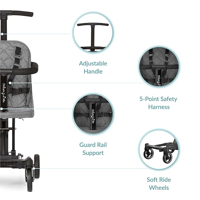 Dream On Me Lightweight And Compact Coast Rider Stroller