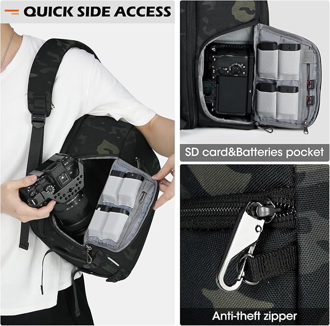 SDYSM Camera Bag Backpack Professional