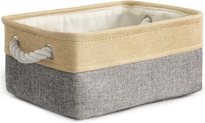 TheWarmHome Small Storage Bins Basket