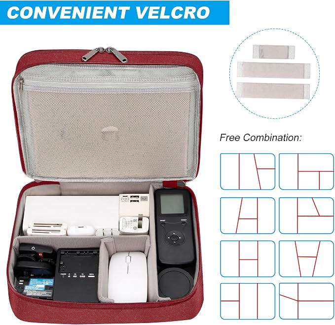 Electronic Organizer Travel Case, Travel Cord Organizer Case Portable