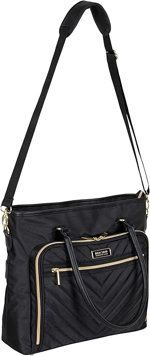 Kenneth Cole REACTION Chelsea Quilted Chevron 15" Laptop & Tablet Business Tote