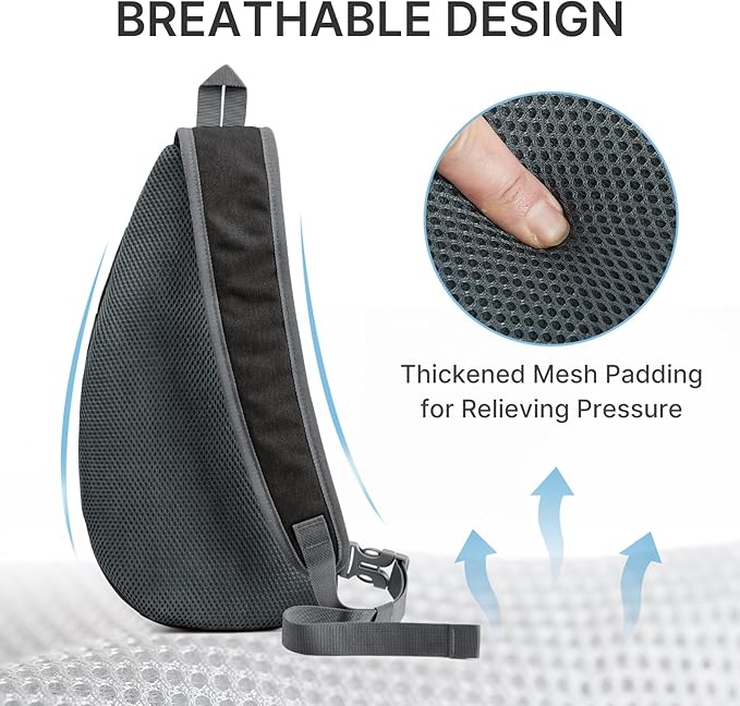 G4Free Sling Bag for Men Women, Small Crossbody Backpack Lightweight Chest