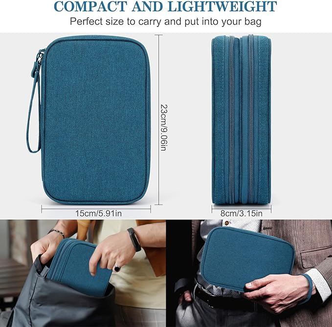 FYY Electronic Organizer, Large Travel Cable Organizer Bag Pouch Electronic