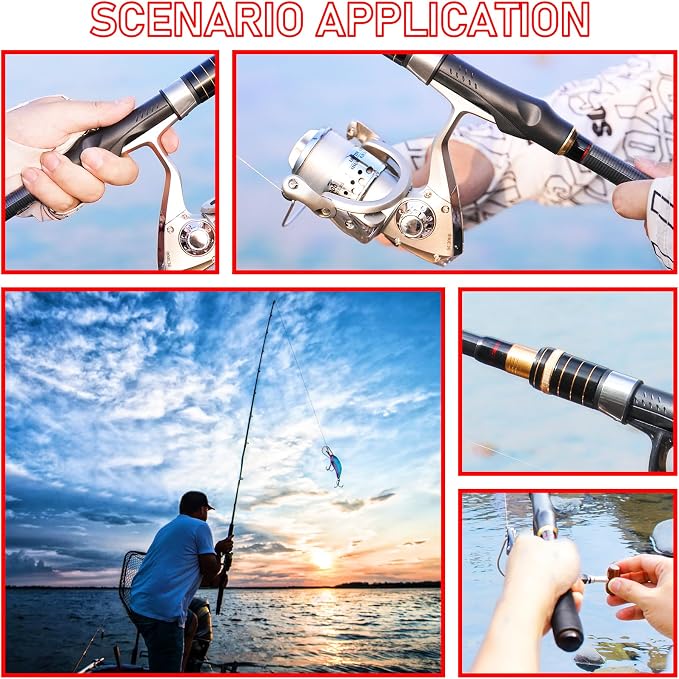 Telescopic Fishing Rod Combo