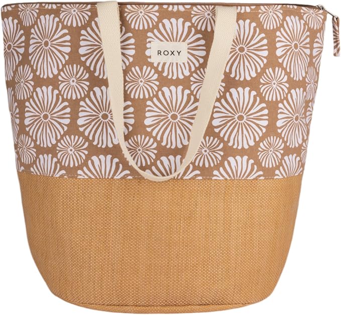 Roxy Women's Beach Tote Bag | Travel | Vacation | Straw | Lightweight |