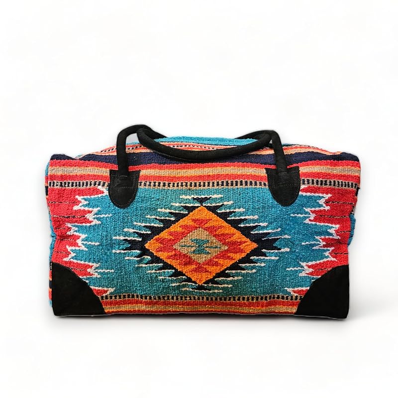 Southwestern Large Weekender Travel Bag Western Duffle Bag Boho Travel Bag