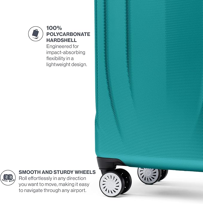 Travelpro Pathways 3 Hardside Expandable Luggage, 8 Spinner Wheels, Lightweight