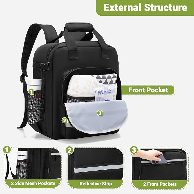Lightweight Small Stroller Bag Compatible