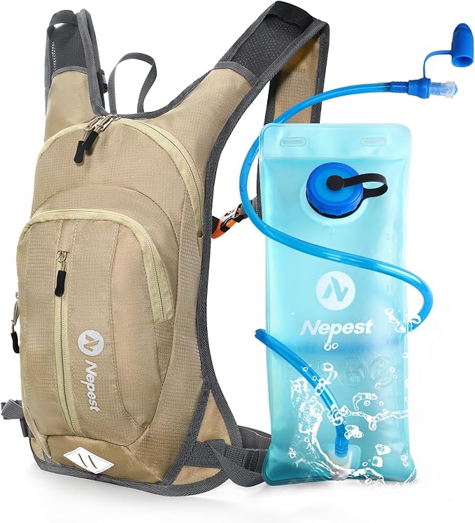 Nepest Hydration Pack Backpack for Women & Men, Lightweight Water Backpack