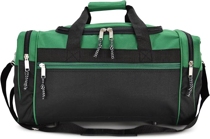 DALIX 21" Blank Sports Duffle Bag Gym Bag Travel Duffel Adjustable Strap in
