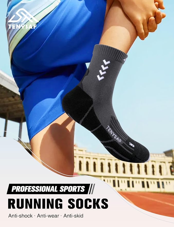 Compression Crew Running Socks: Athletic Socks