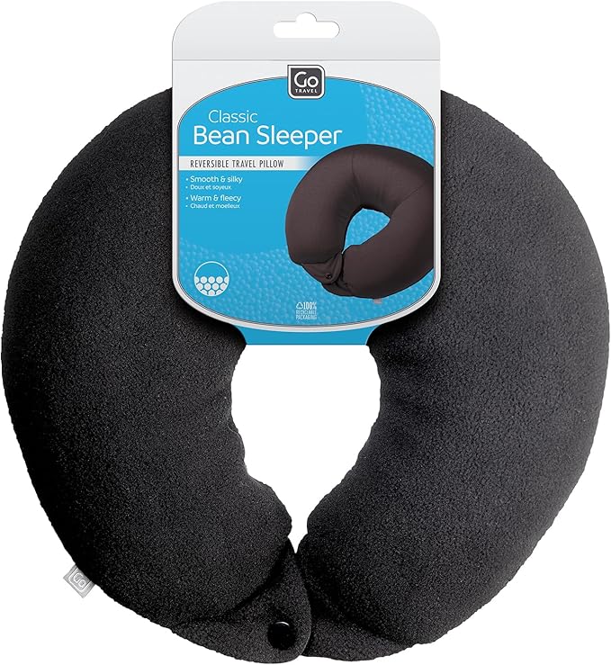 Classic Bean Sleeper, Comfortable Travel Pillow Filled