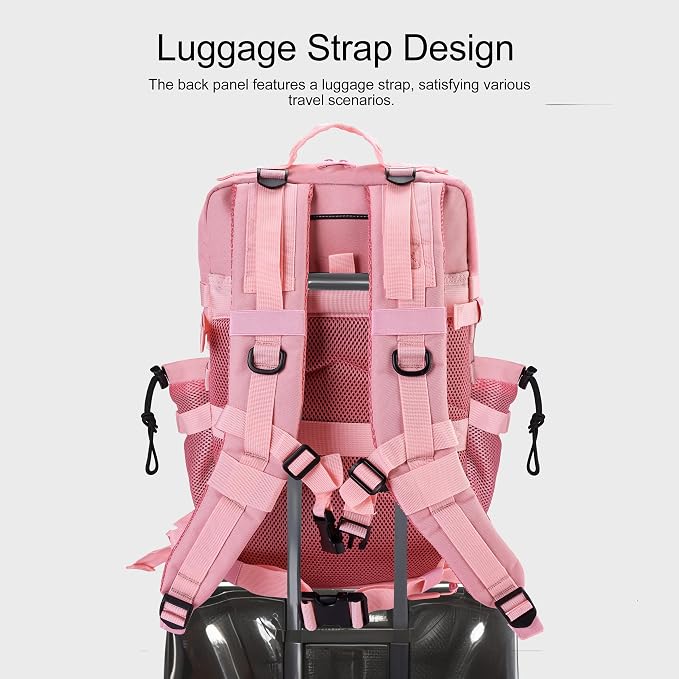 LHI Military Tactical Backpack for Men and Women 45L Army 3 Days Assault Pack