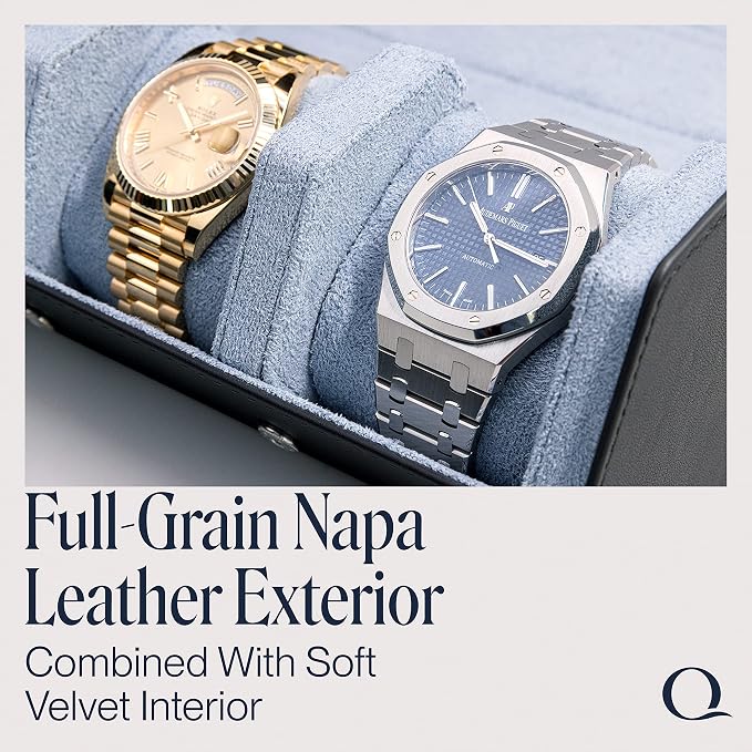Napa Leather Watch Rolls for Men