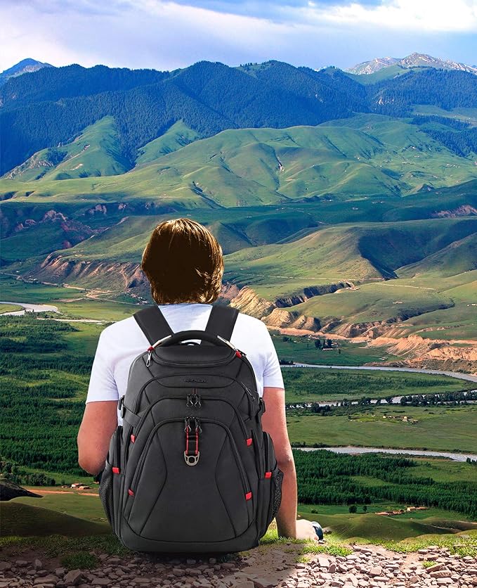 KROSER Travel Laptop Backpack 17.3 Inch XL Computer Backpack