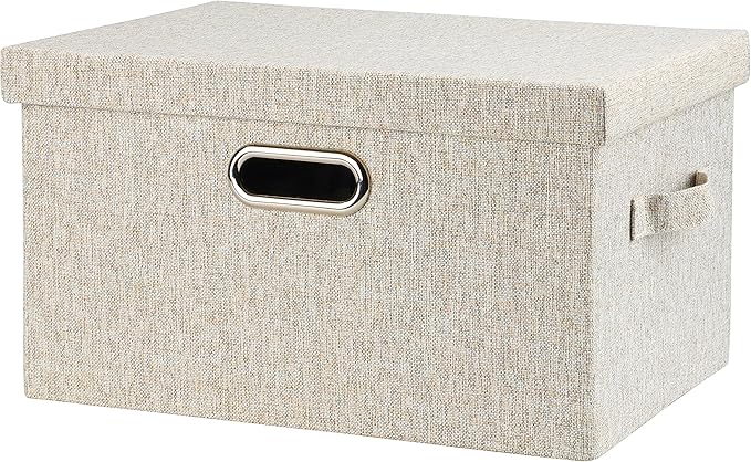 Medium 15" 21 Quart Collapsible Stackable Storage Bins
