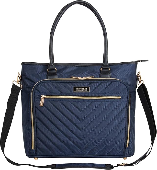 Kenneth Cole REACTION Chelsea Quilted Chevron 15" Laptop & Tablet Business Tote
