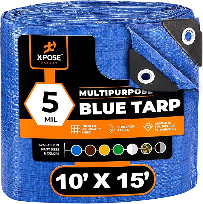 Better Blue Poly Tarp 10' x 15'