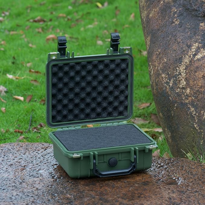 MEIJIA Portable All Weather IP67 Waterproof Protective Case, Hard Camera Case
