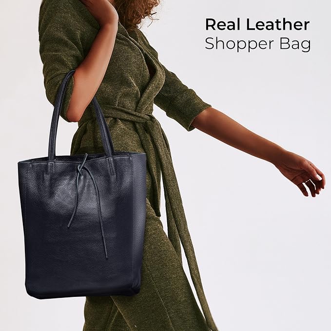 Italian Calf Leather Tote for Women