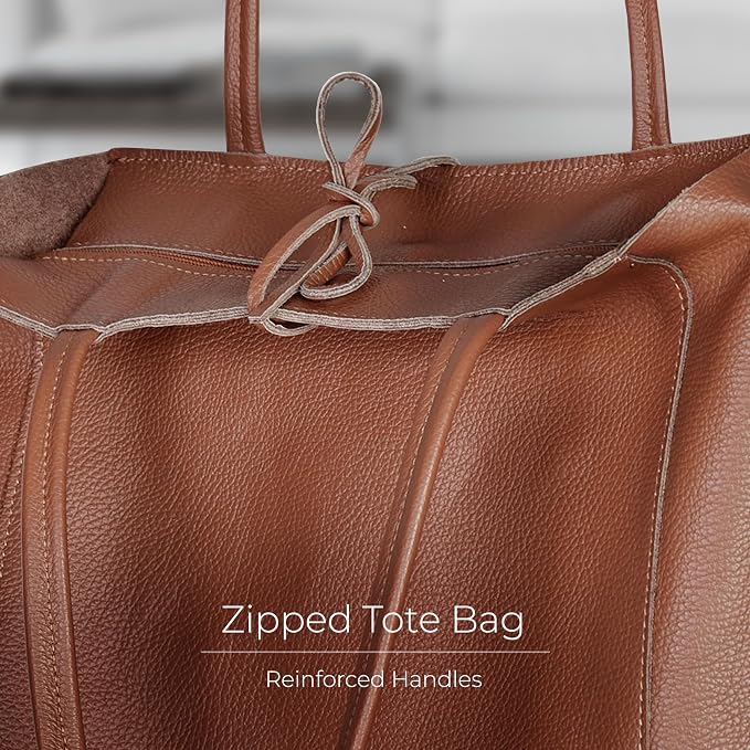Italian Calf Leather Tote for Women