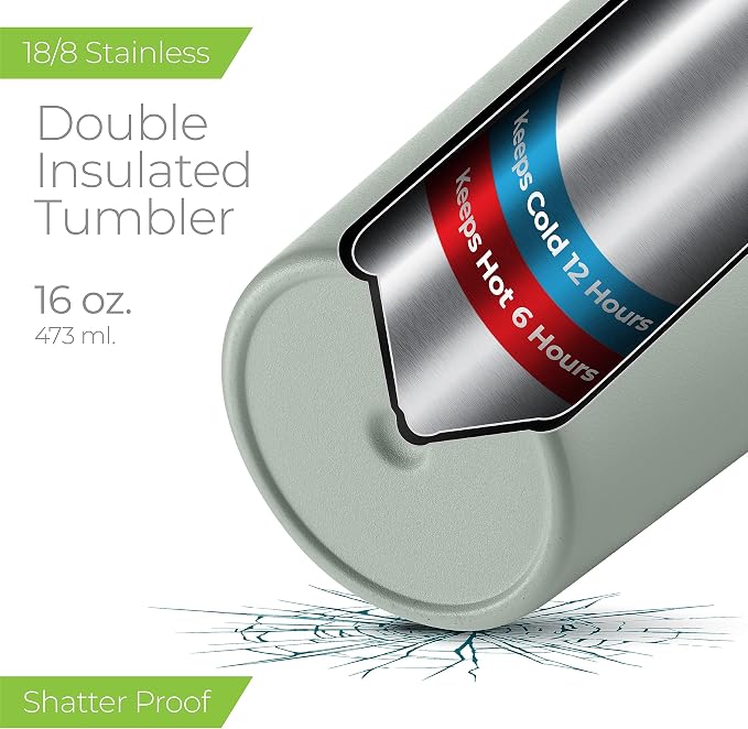 SIPX™ Triple-Insulated Tumblers - 16oz. Premium Modern Tumbler