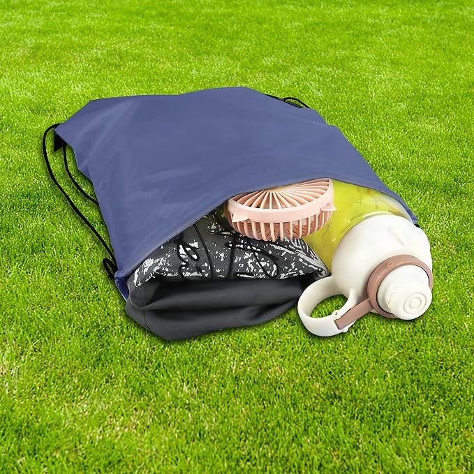 10 Colors Drawstring Backpack Bags Sack Pack Cinch Tote Sport Storage Polyester