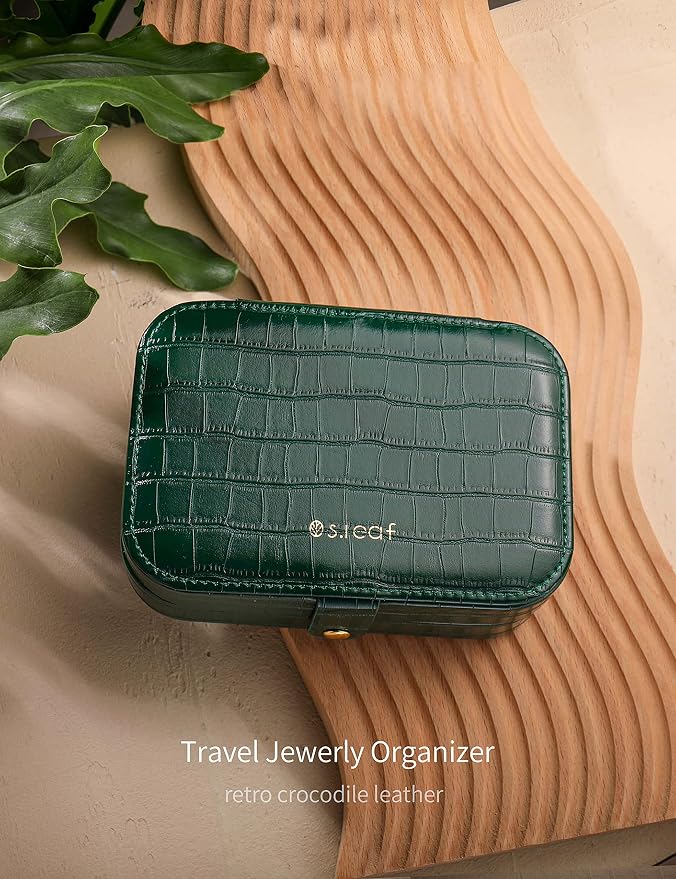 S.Leaf Mini Travel Jewelry Case