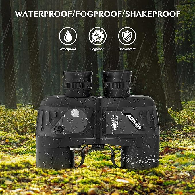 Aomekie 10x50 Binoculars for Adults Marine Military Binoculars Waterproof