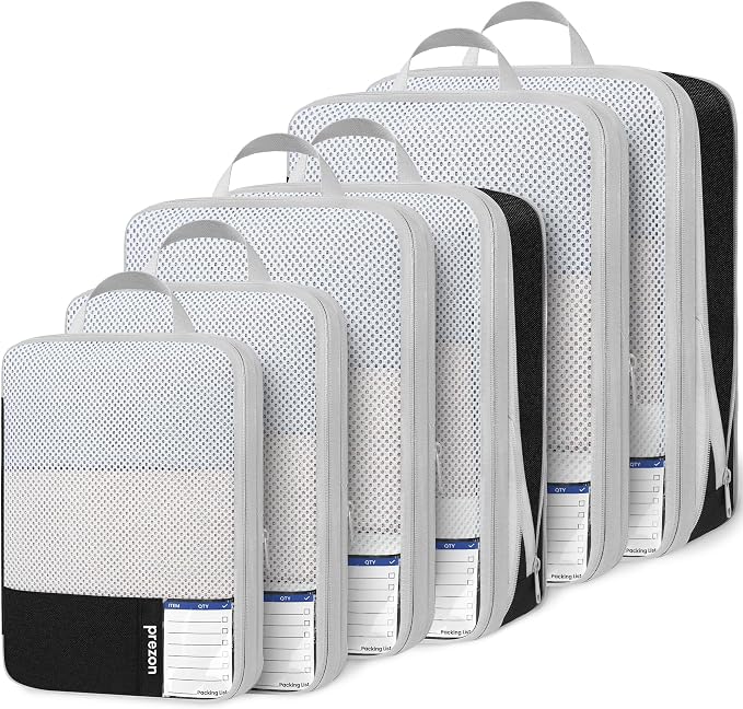 8 Set/6 Set/4 Set Compression Packing Cubes