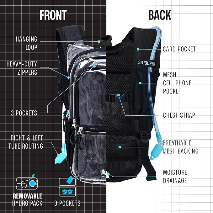 Sojourner Hydration Pack, Hydration Backpack