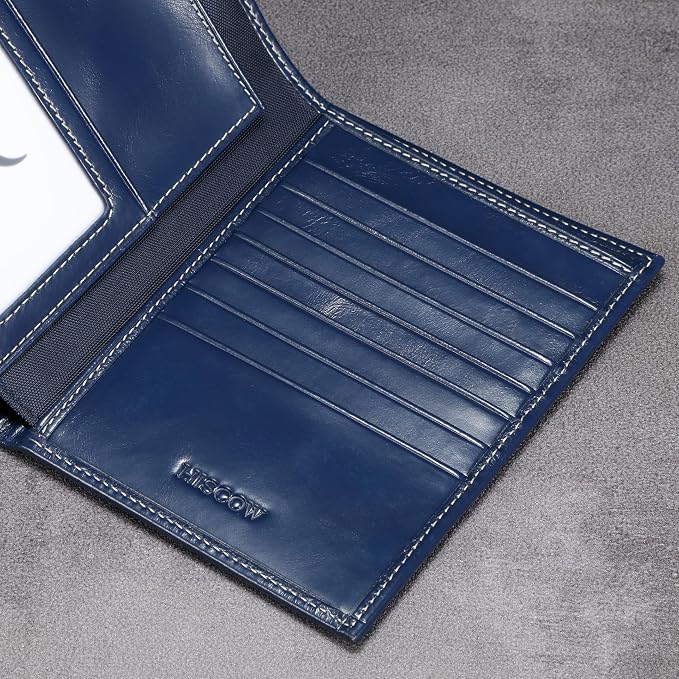 HISCOW Italian Leather Passport Holder