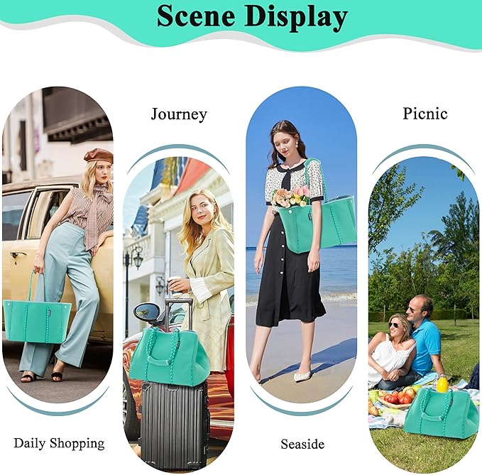 QOGiR Neoprene Multipurpose Beach Bag Tote