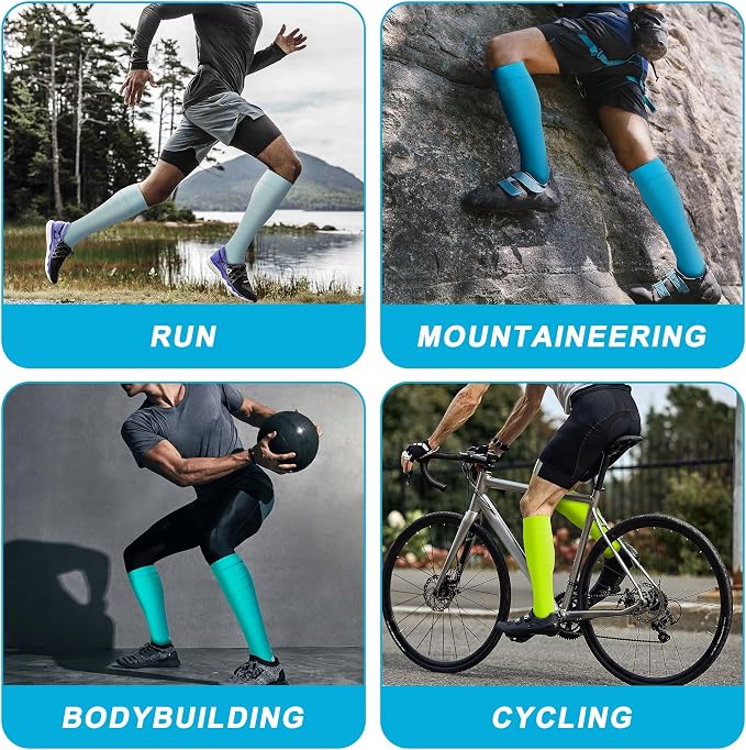 fenglaoda 8 Pairs Compression Socks