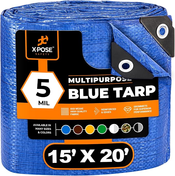 Better Blue Poly Tarp 15' x 20'