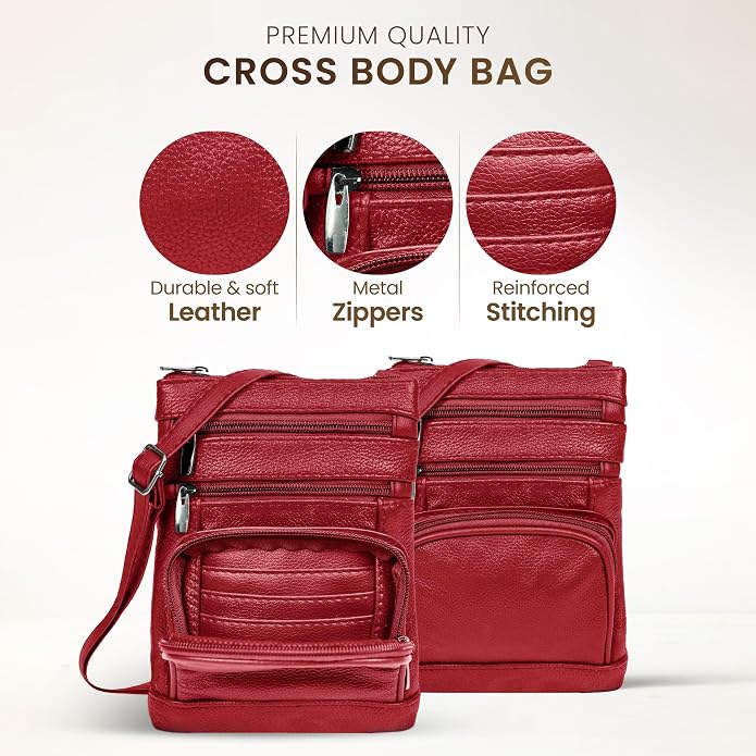 Krediz leather Crossbody Purses