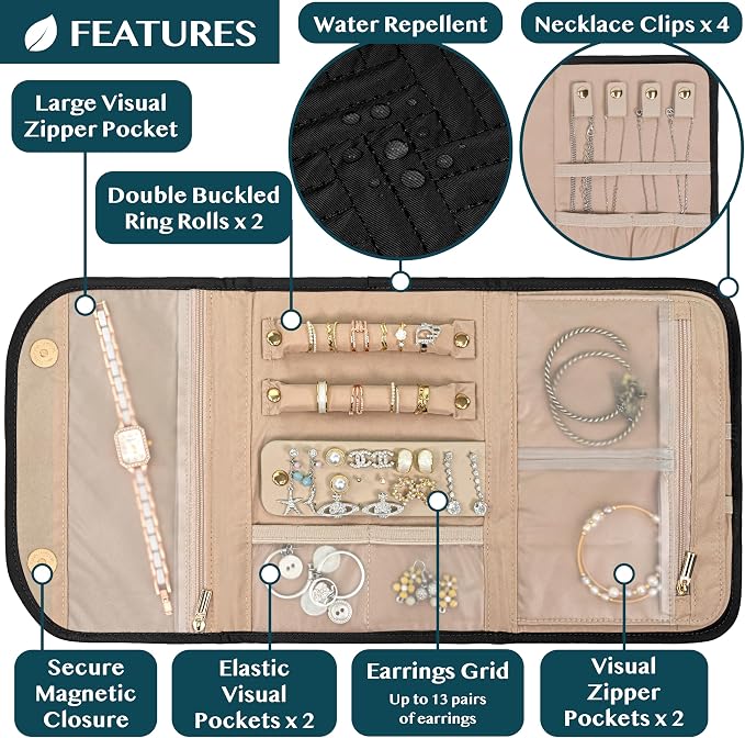 Pavilia Foldable Jewelry Organizer