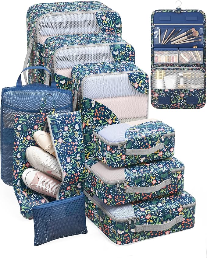 ALL INCLUDED 10 Set Durable Packing Cubes