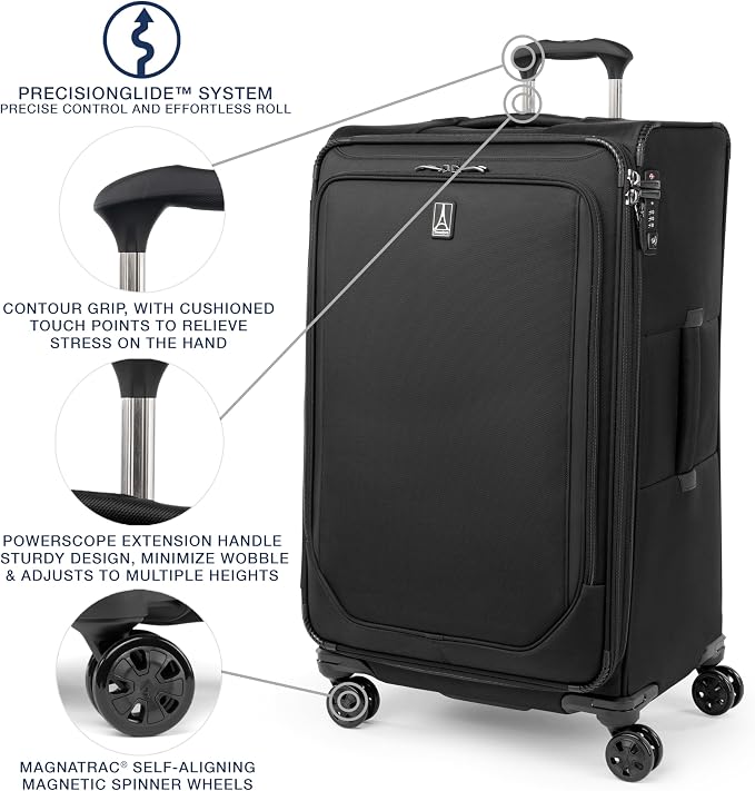 Travelpro Crew Classic Lightweight Softside Expandable Checked Luggage