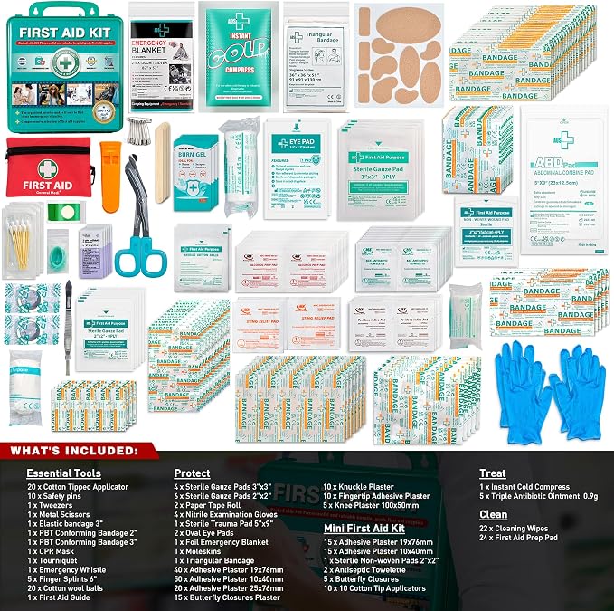 General Medi 360 Pieces Hardcase First Aid Kit