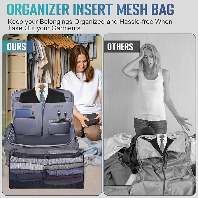 Convertible Garment Duffel Bag