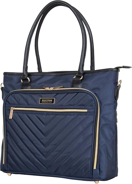 Kenneth Cole REACTION Chelsea Quilted Chevron 15" Laptop & Tablet Business Tote