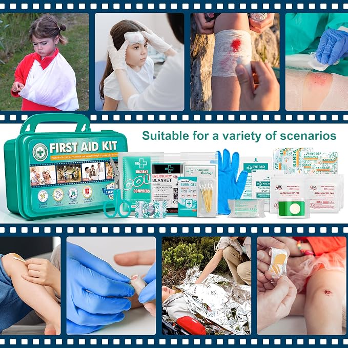 General Medi 150 Pieces Hardcase First Aid Kit