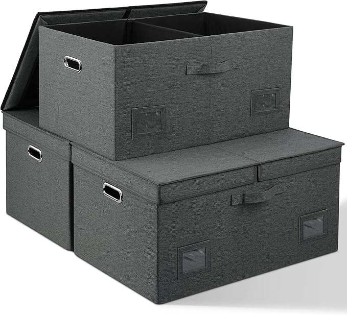 75 Quarts Extra Large Decorative Storage Bins