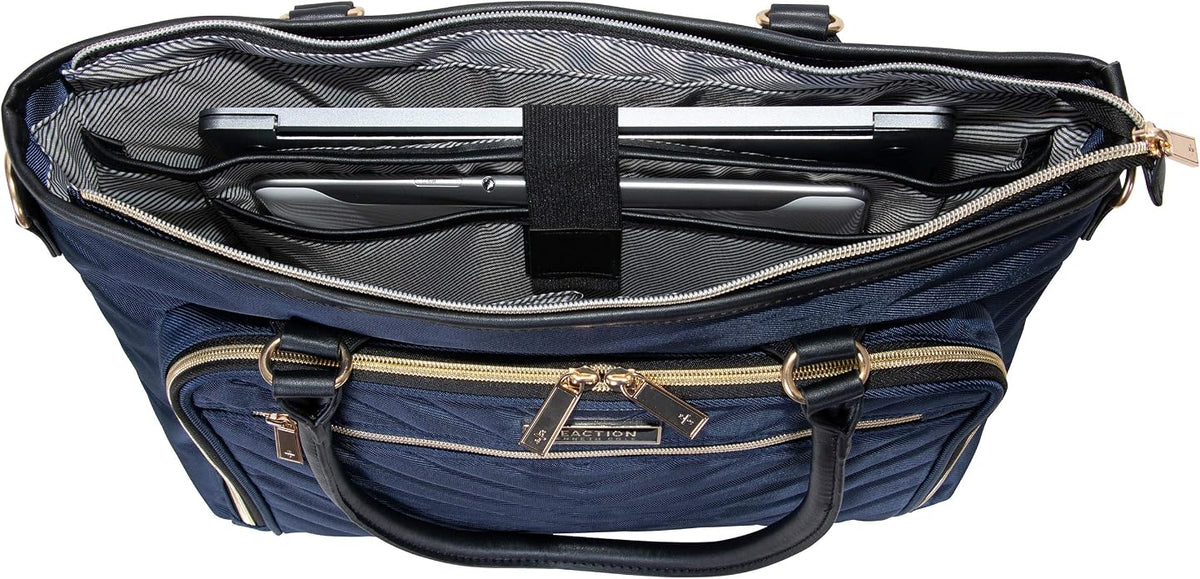Kenneth Cole REACTION Chelsea Quilted Chevron 15" Laptop & Tablet Business Tote