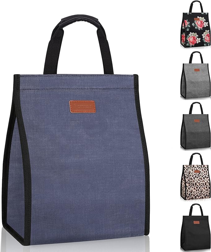 Lunch Bags for Women Insulated Reusable Lunch Tote